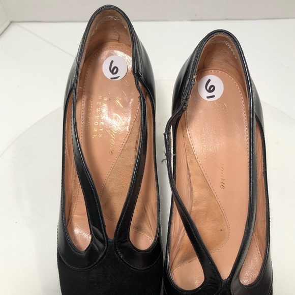 ROBERT CLERGERIE Black Leather | Suede Platforms 6 - Picture 7 of 16